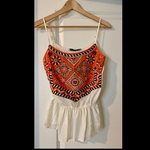 ABERCROMBIE& FITCH AZTEC TANK SIZE SMALL